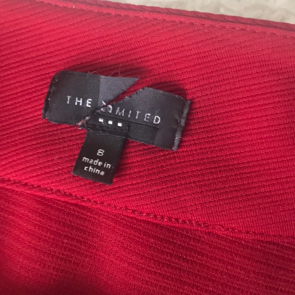 Ruby red limited brand skater skirt size 8 - Picture 4 of 5